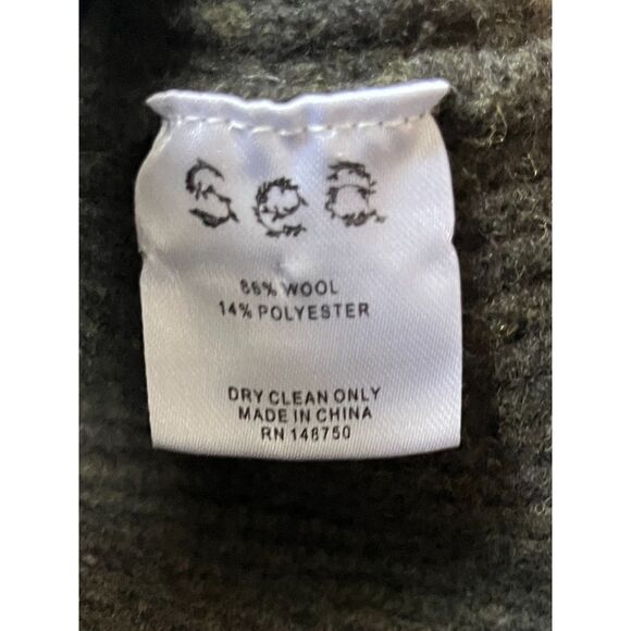 SEA New York Green Balloon Sleeve Ribbed Wool Cardigan Top   Women's Size Medium - Picture 5 of 10